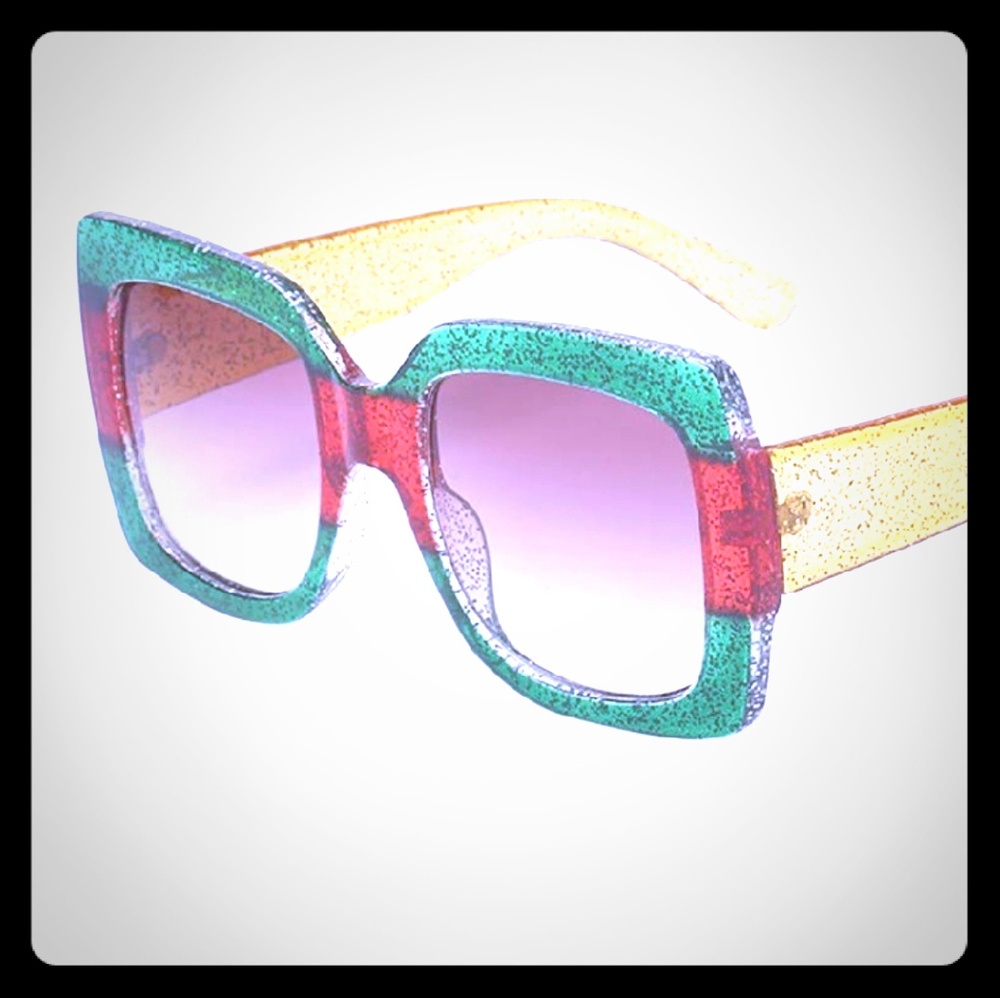 Square Vintage Luxury Sunglasses